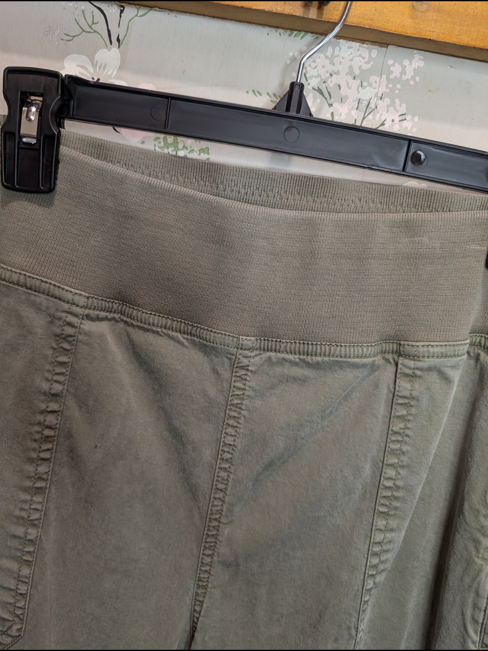 Orvis Olive Stretch Waist Lyocell Pants - Picture 3 of 7